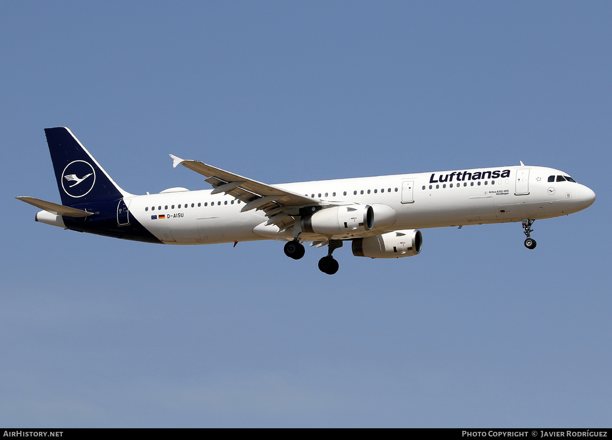 Aircraft Photo of D-AISU | Airbus A321-231 | Lufthansa | AirHistory.net #723294