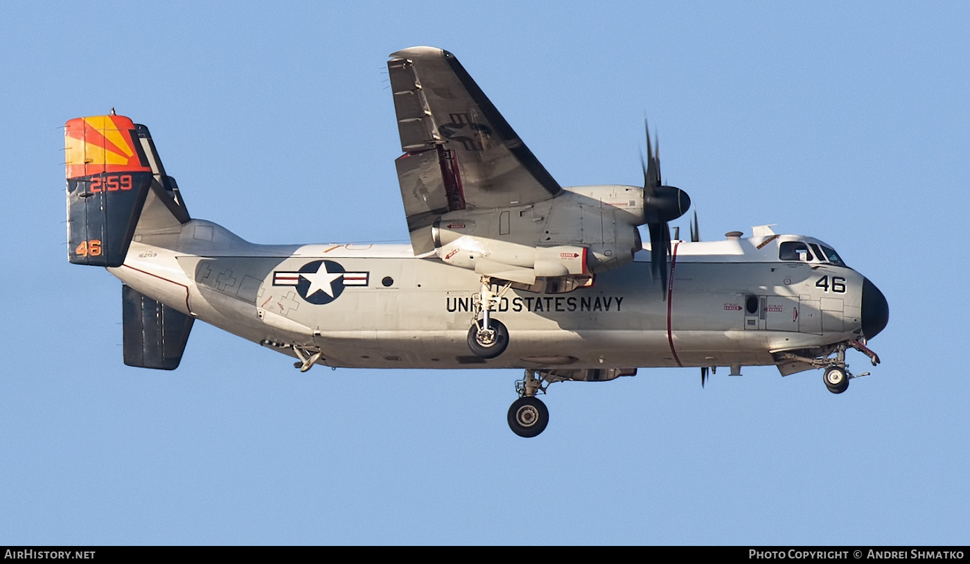 Aircraft Photo of 162159 / 2159 | Grumman C-2C Greyhound | USA - Navy | AirHistory.net #723301
