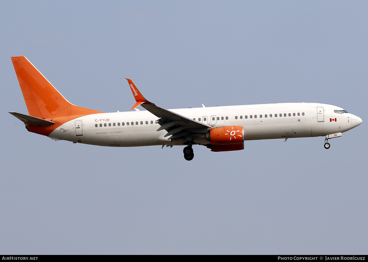 Aircraft Photo of C-FYJD | Boeing 737-8Q8 | Sunwing Airlines | AirHistory.net #723309