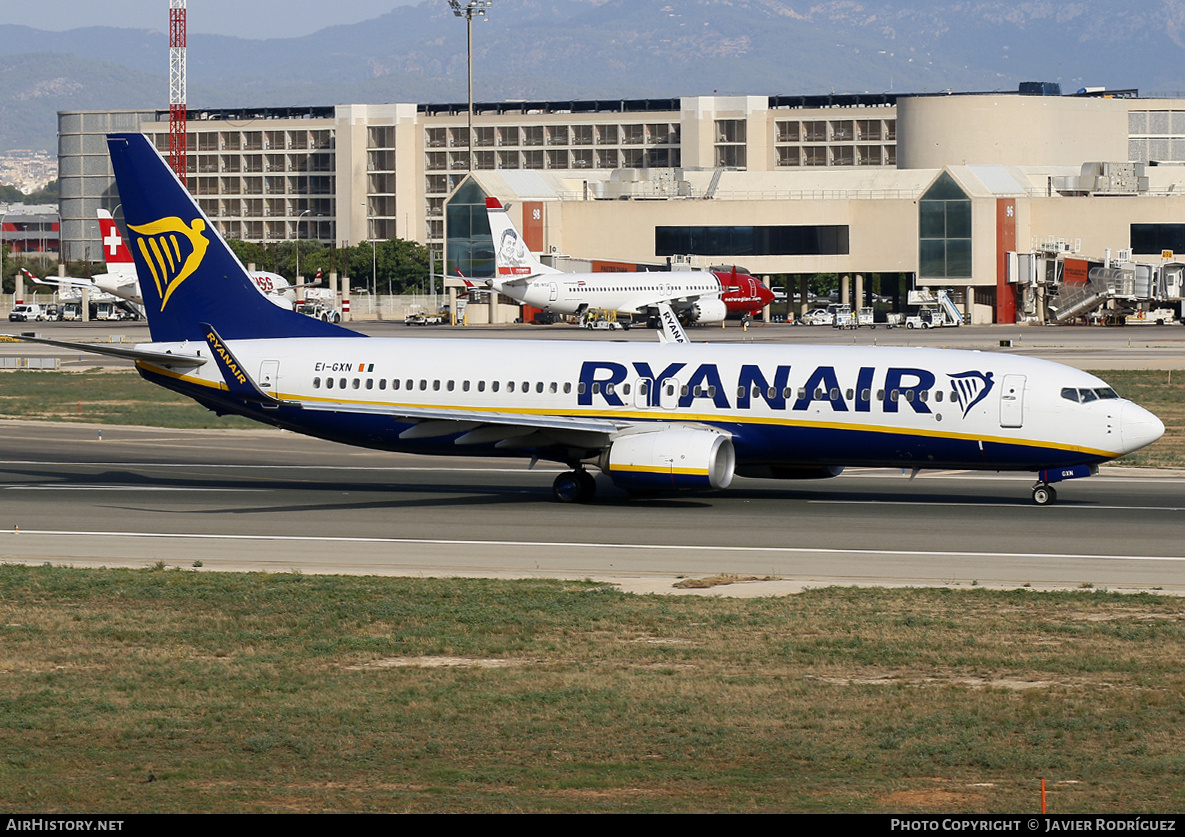 Aircraft Photo of EI-GXN | Boeing 737-800 | Ryanair | AirHistory.net #723366