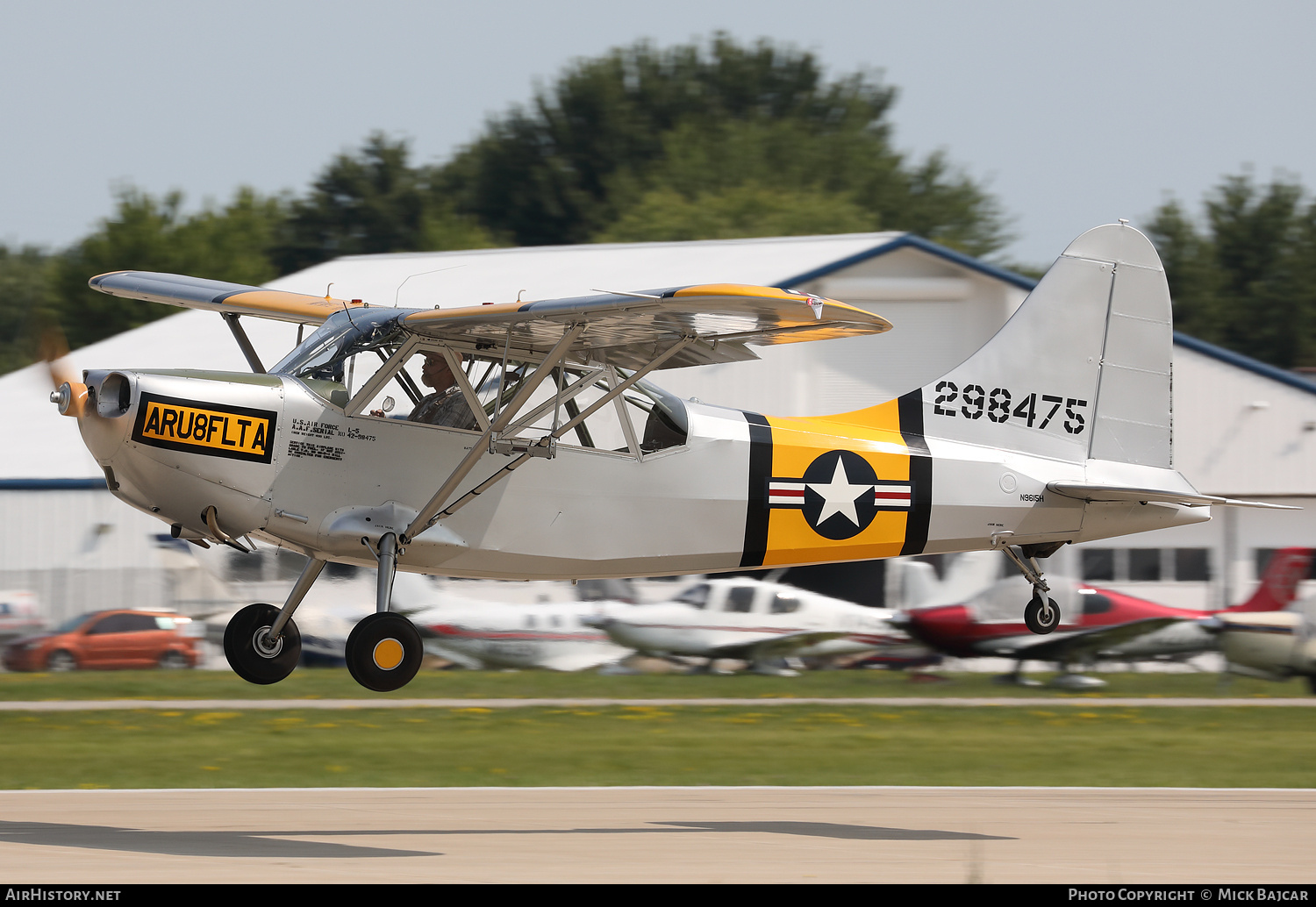 Aircraft Photo of N9615H / 42-98475 | Stinson L-5 Sentinel | USA - Air Force | AirHistory.net #723382