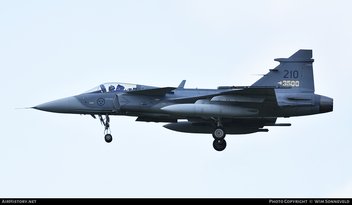 Aircraft Photo of 39210 | Saab JAS 39C Gripen | Sweden - Air Force | AirHistory.net #723385