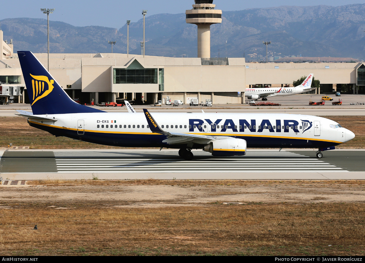 Aircraft Photo of EI-EKS | Boeing 737-8AS | Ryanair | AirHistory.net #723443
