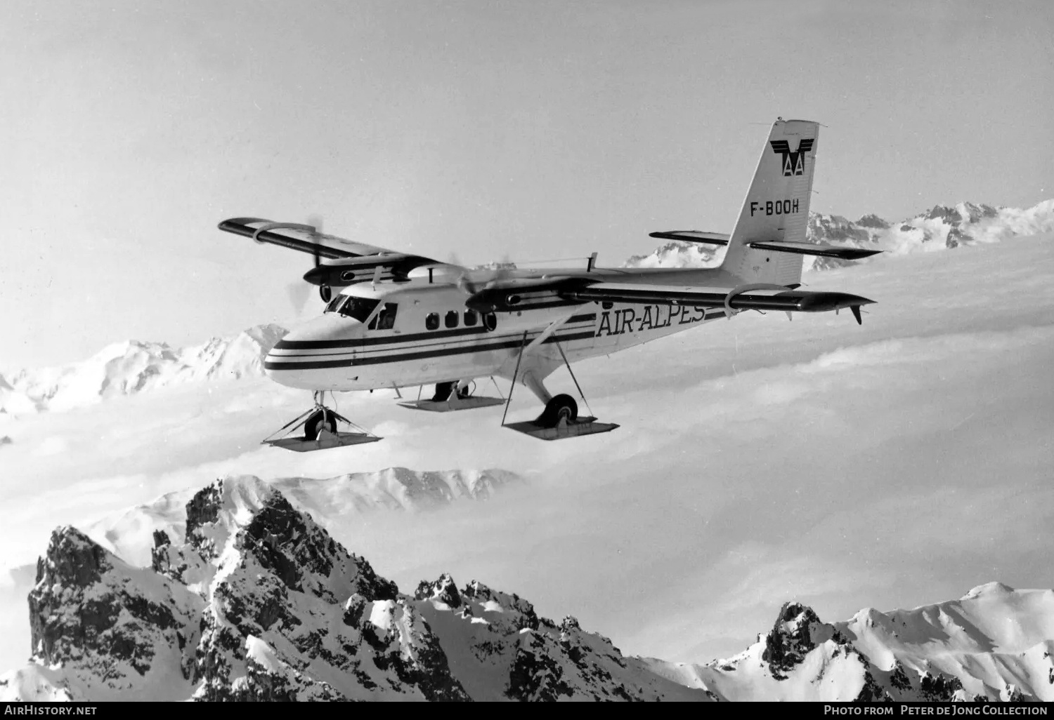 Aircraft Photo of F-BOOH | De Havilland Canada DHC-6-100 Twin Otter | Air Alpes | AirHistory.net #723466