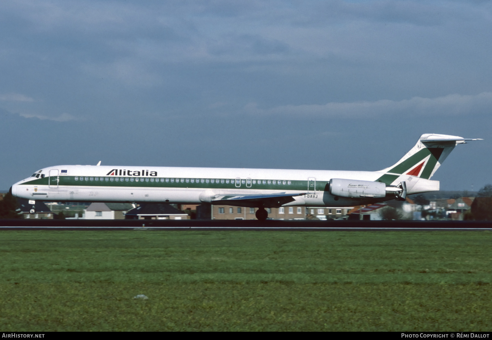 Aircraft Photo of I-DAVJ | McDonnell Douglas MD-82 (DC-9-82) | Alitalia | AirHistory.net #723483