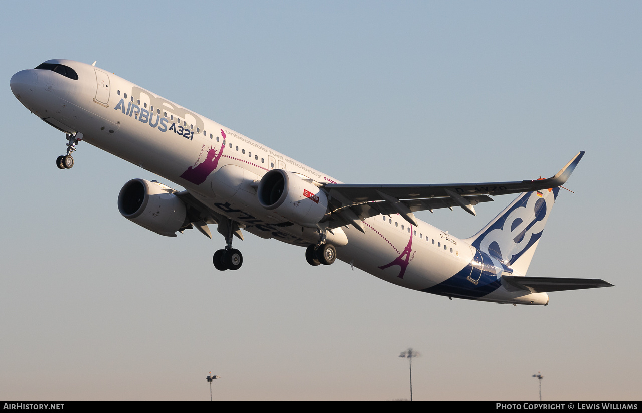 Aircraft Photo of D-AVZO | Airbus A321-251NX | Airbus | AirHistory.net #723500