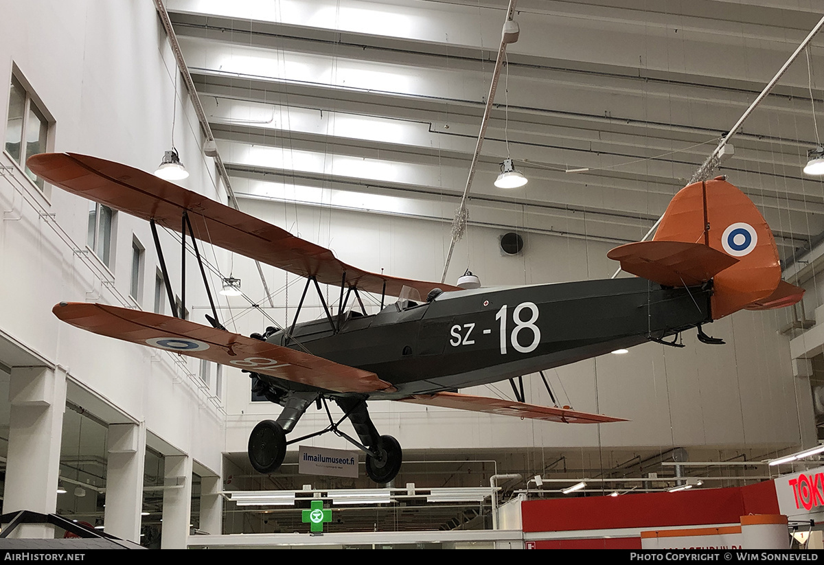 Aircraft Photo of SZ-18 | Focke-Wulf Fw-44J Stieglitz | Finland - Air Force | AirHistory.net #723511