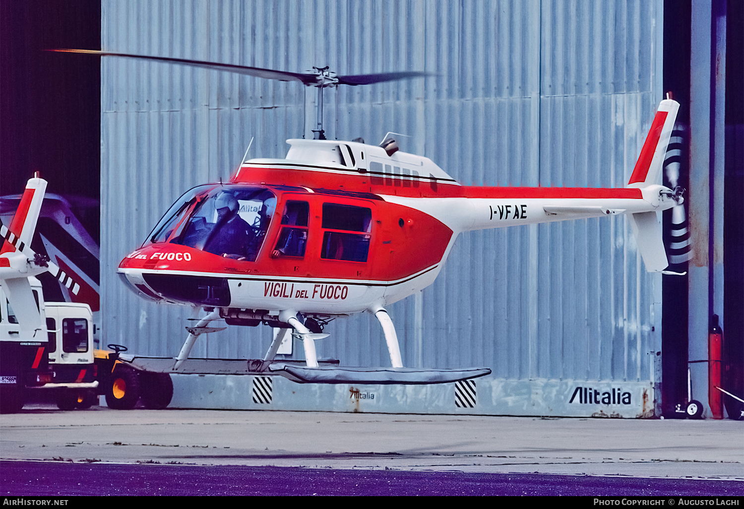 Aircraft Photo of I-VFAE | Agusta AB-206B Jetranger III | Italy - Vigili del Fuoco | AirHistory.net #723528