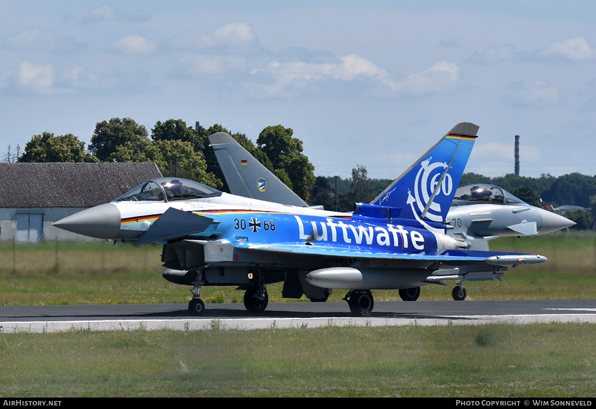 Aircraft Photo of 3068 | Eurofighter EF-2000 Typhoon | Germany - Air Force | AirHistory.net #723531