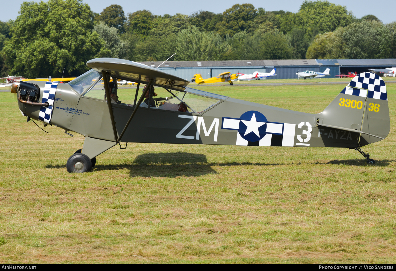Aircraft Photo of F-AYZA / 330036 | Piper L-4H Grasshopper (J-3C-65D) | USA - Air Force | AirHistory.net #723536