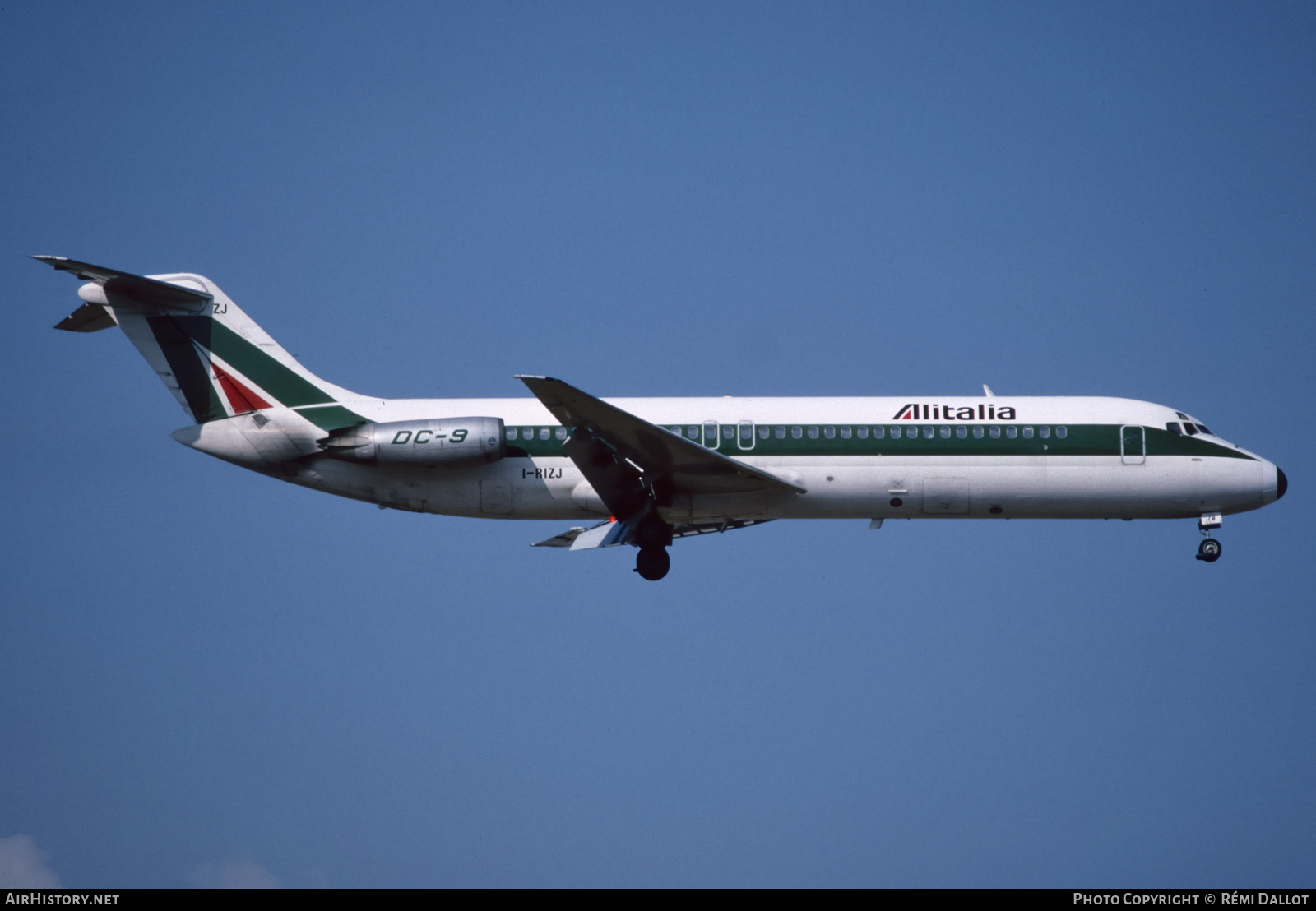 Aircraft Photo of I-RIZJ | McDonnell Douglas DC-9-32 | Alitalia | AirHistory.net #723539