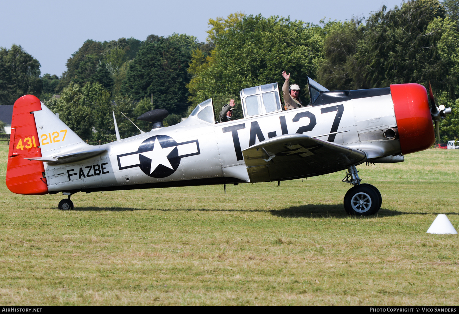 Aircraft Photo of F-AZBE / 4312127 | North American AT-6F Texan | USA - Air Force | AirHistory.net #723545