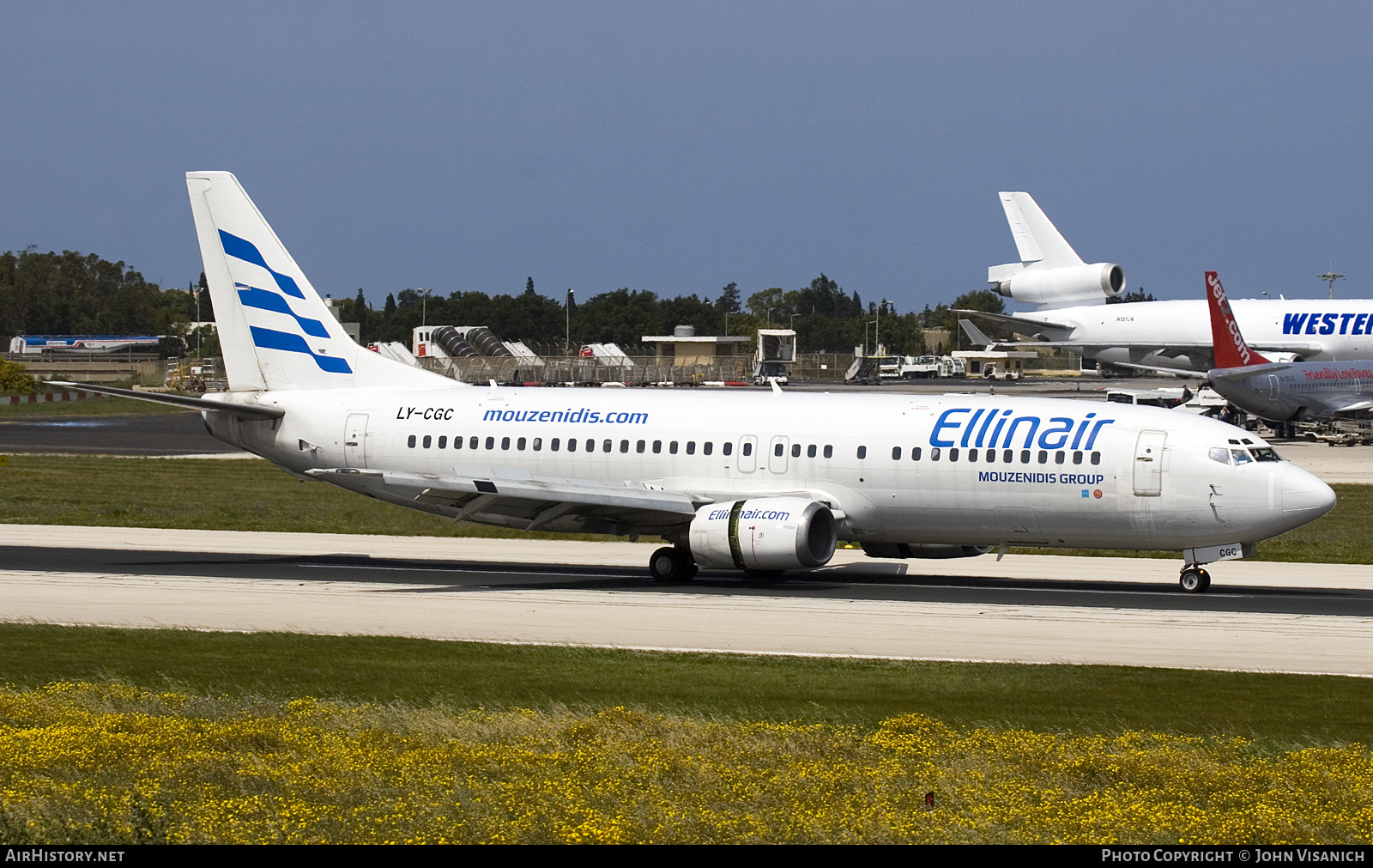 Aircraft Photo of LY-CGC | Boeing 737-4Y0 | Ellinair | AirHistory.net #723562