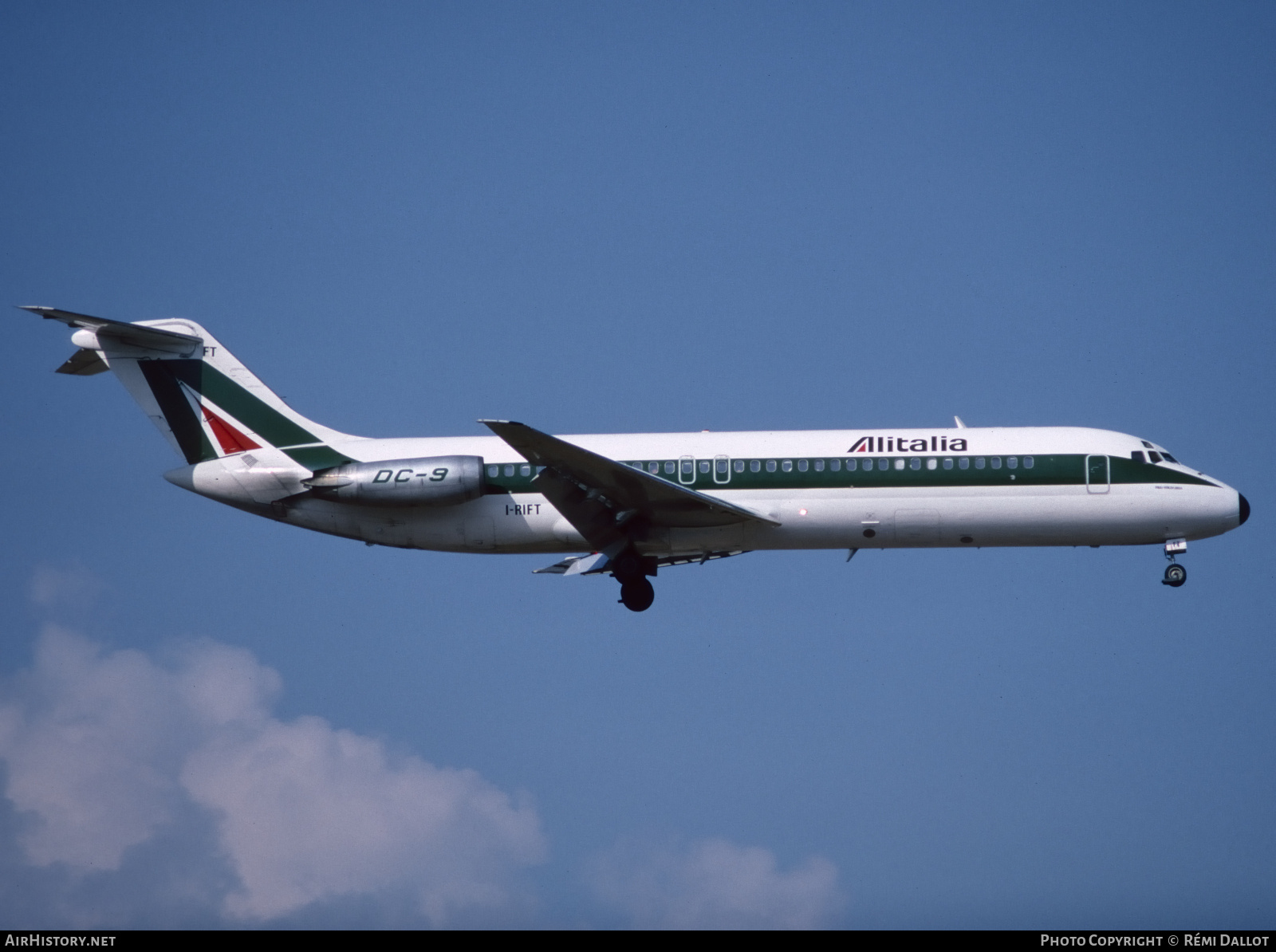 Aircraft Photo of I-RIFT | McDonnell Douglas DC-9-32 | Alitalia | AirHistory.net #723566