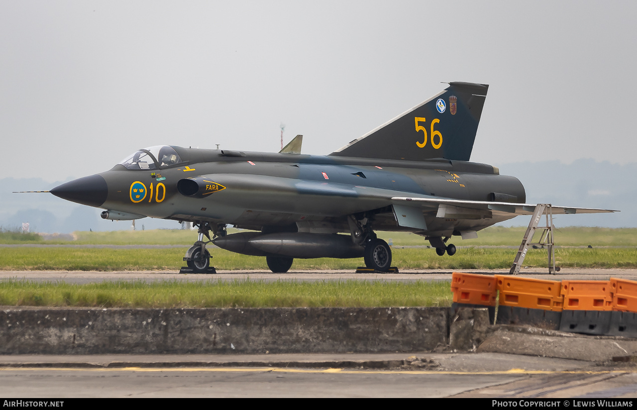 Aircraft Photo of SE-DXR / 35556 | Saab J35J Draken | Sweden - Air Force | AirHistory.net #723571