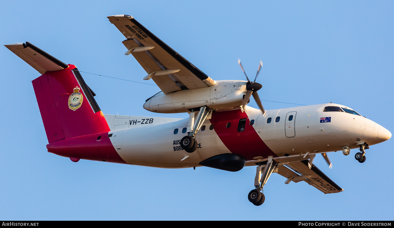 Aircraft Photo of VH-ZZB | De Havilland Canada DHC-8-202B Dash 8 | Australian Border Force | AirHistory.net #723579