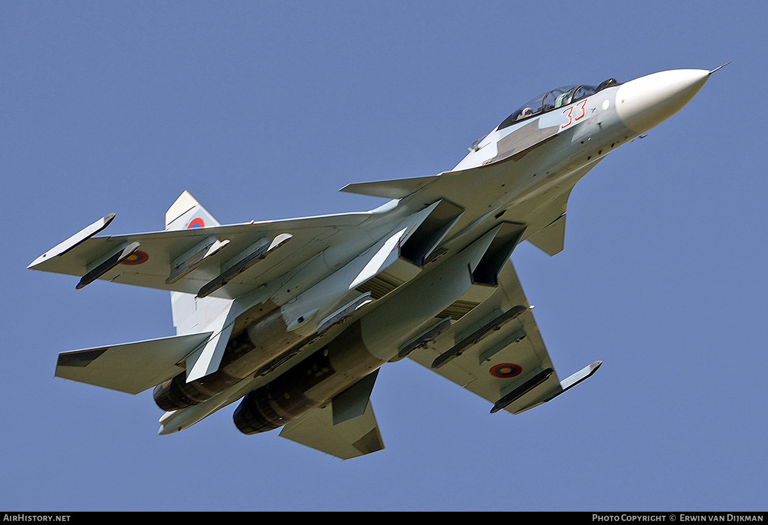 Aircraft Photo of 33 red | Sukhoi Su-30SM | Armenia - Air Force | AirHistory.net #723593