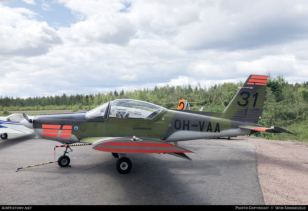 Aircraft Photo of OH-VAA | Valmet L70 Militrainer (Vinka) | Finland - Air Force | AirHistory.net #723617