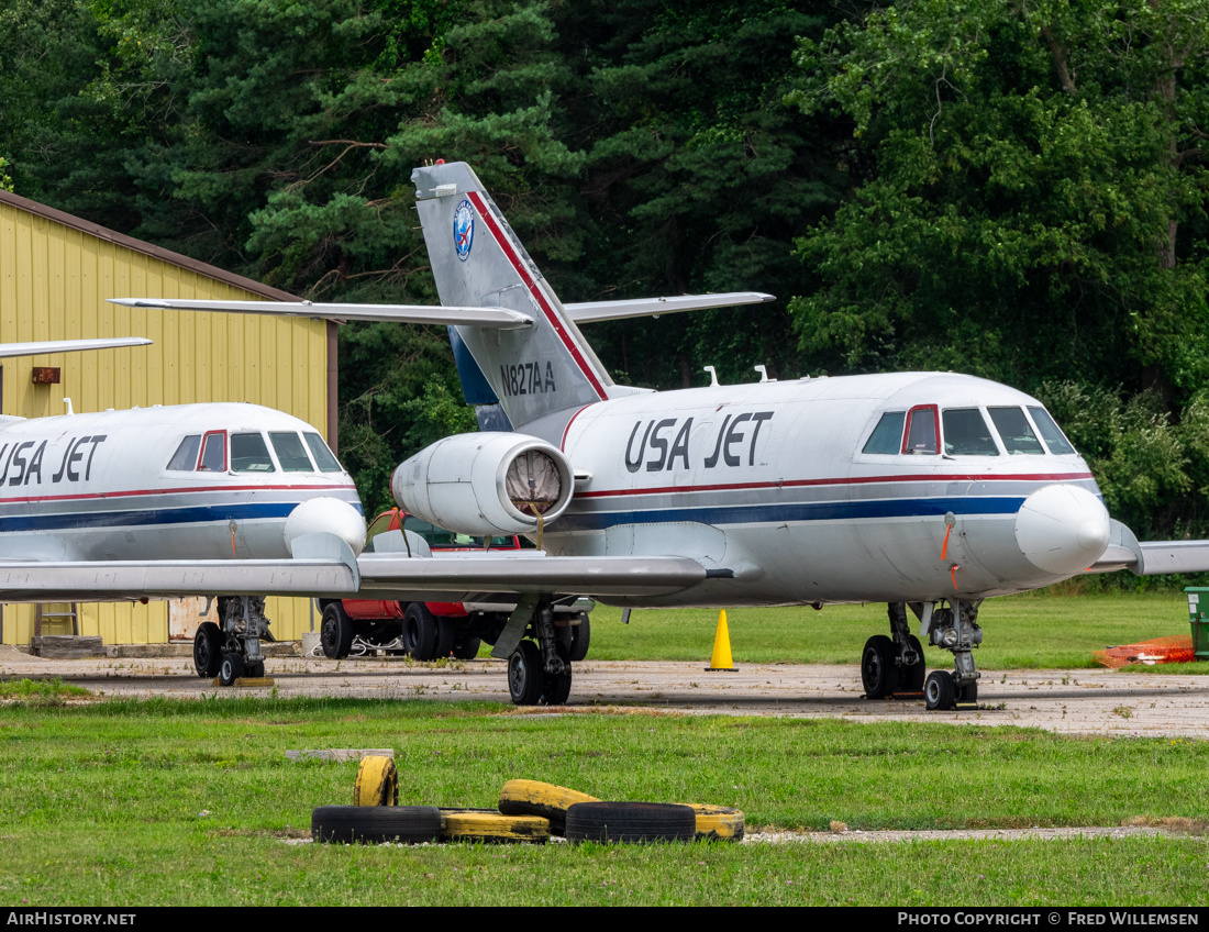 Aircraft Photo of N827AA | Dassault Falcon 20E | USA Jet Airlines | AirHistory.net #723649