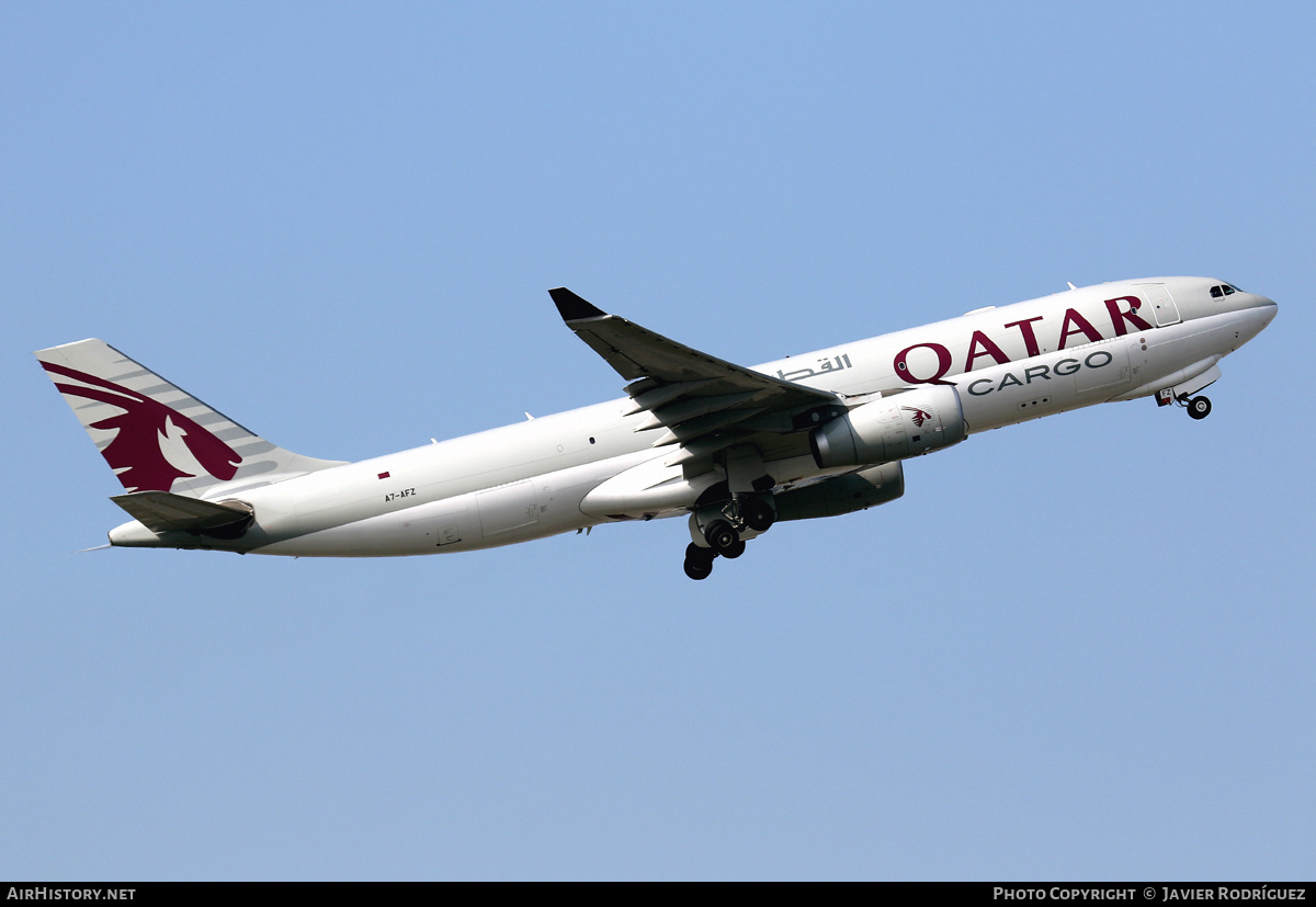 Aircraft Photo of A7-AFZ | Airbus A330-243F | Qatar Airways Cargo | AirHistory.net #723687