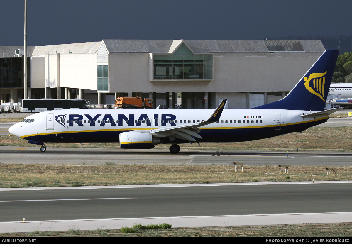 Aircraft Photo of EI-EKG | Boeing 737-8AS | Ryanair | AirHistory.net #723732