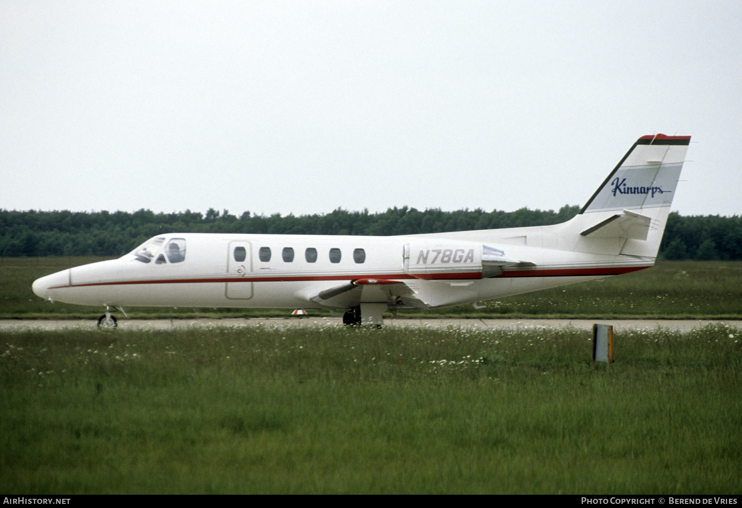 Aircraft Photo of N78GA | Cessna 551 Citation II/SP | Kinnarps | AirHistory.net #723761