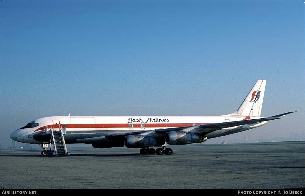 Aircraft Photo of 5N-ATY | Douglas DC-8-55(F) | Flash Airlines | AirHistory.net #723771