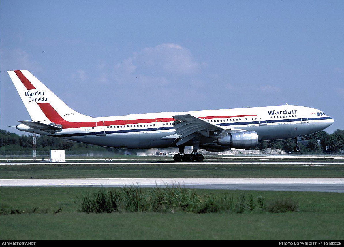 Aircraft Photo of C-GIZJ | Airbus A300B4-203 | Wardair Canada | AirHistory.net #723804