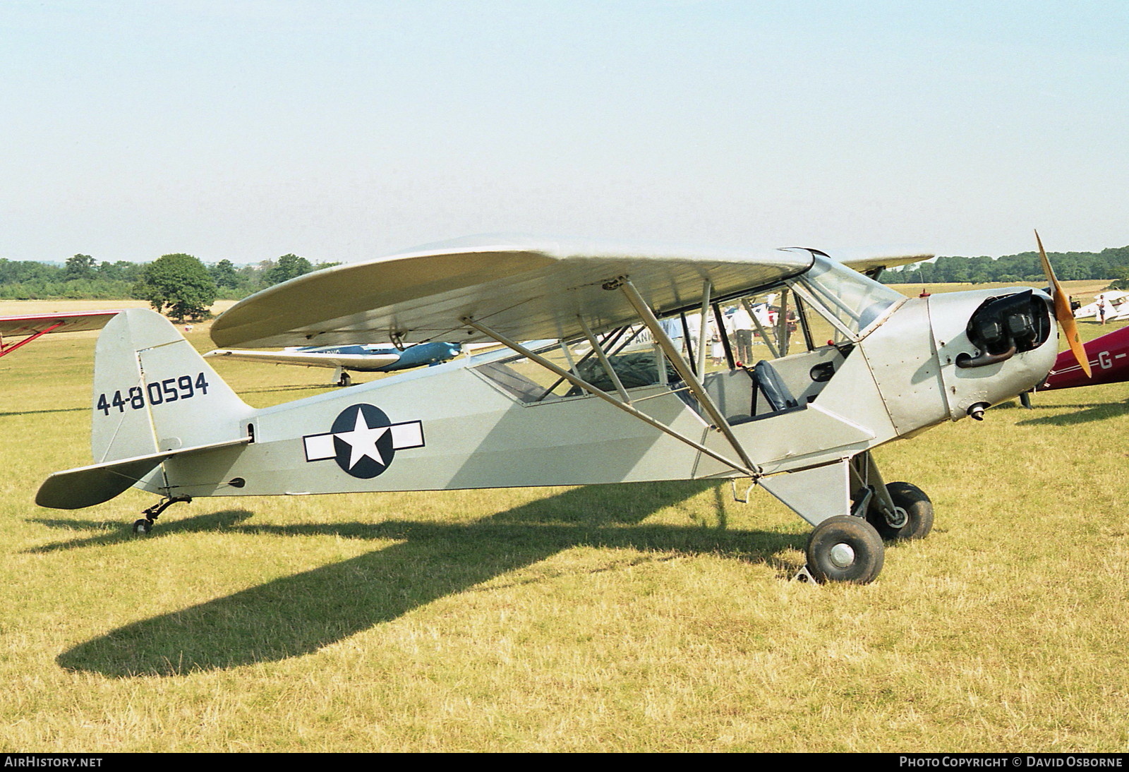 Aircraft Photo of G-BEDJ / 44-80594 | Piper J-3C-65 Cub | USA - Air Force | AirHistory.net #723901
