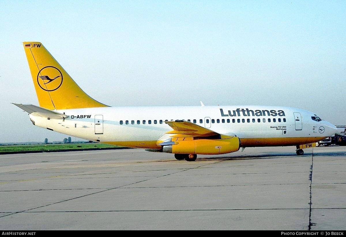 Aircraft Photo of D-ABFW | Boeing 737-230/Adv | Lufthansa | AirHistory.net #723977