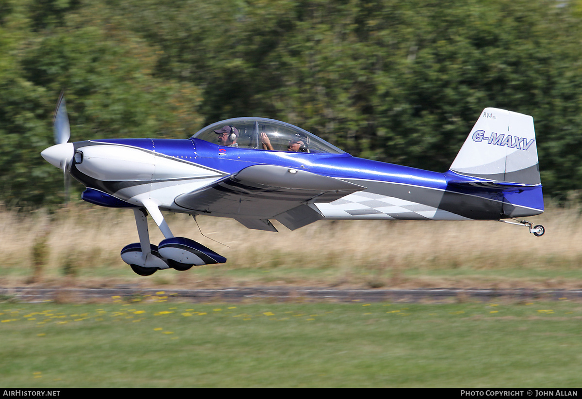 Aircraft Photo of G-MAXV | Van's RV-4 | AirHistory.net #723998