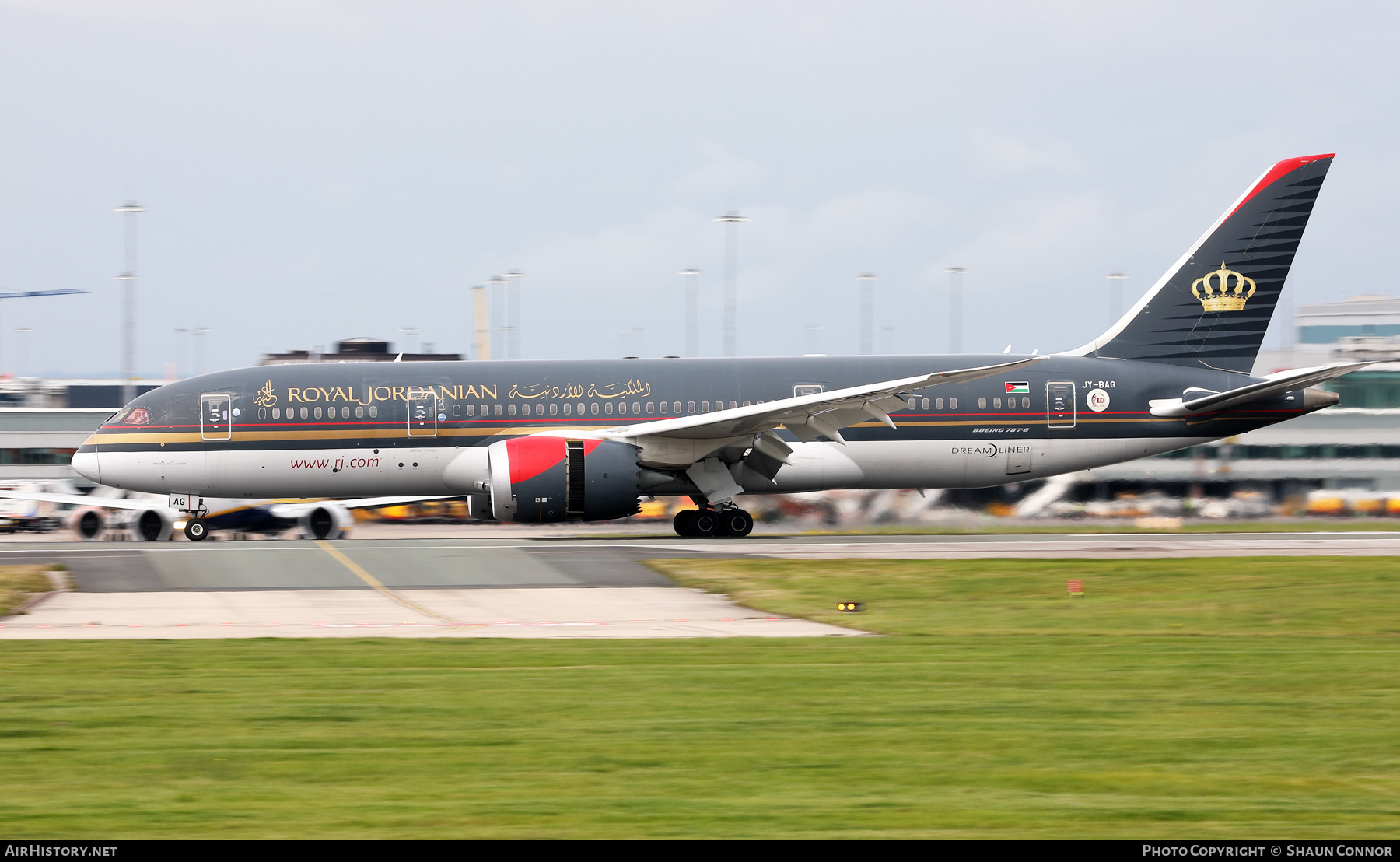 Aircraft Photo of JY-BAG | Boeing 787-8 Dreamliner | Royal Jordanian Airlines | AirHistory.net #724039