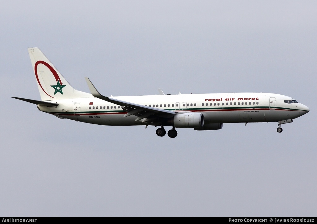 Aircraft Photo of CN-ROC | Boeing 737-8B6 | Royal Air Maroc - RAM | AirHistory.net #724049