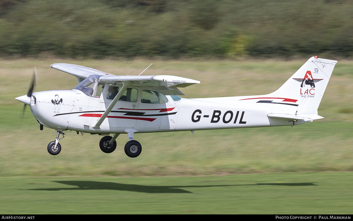 Aircraft Photo of G-BOIL | Cessna 172N Skyhawk | LAC Flying School | AirHistory.net #724071