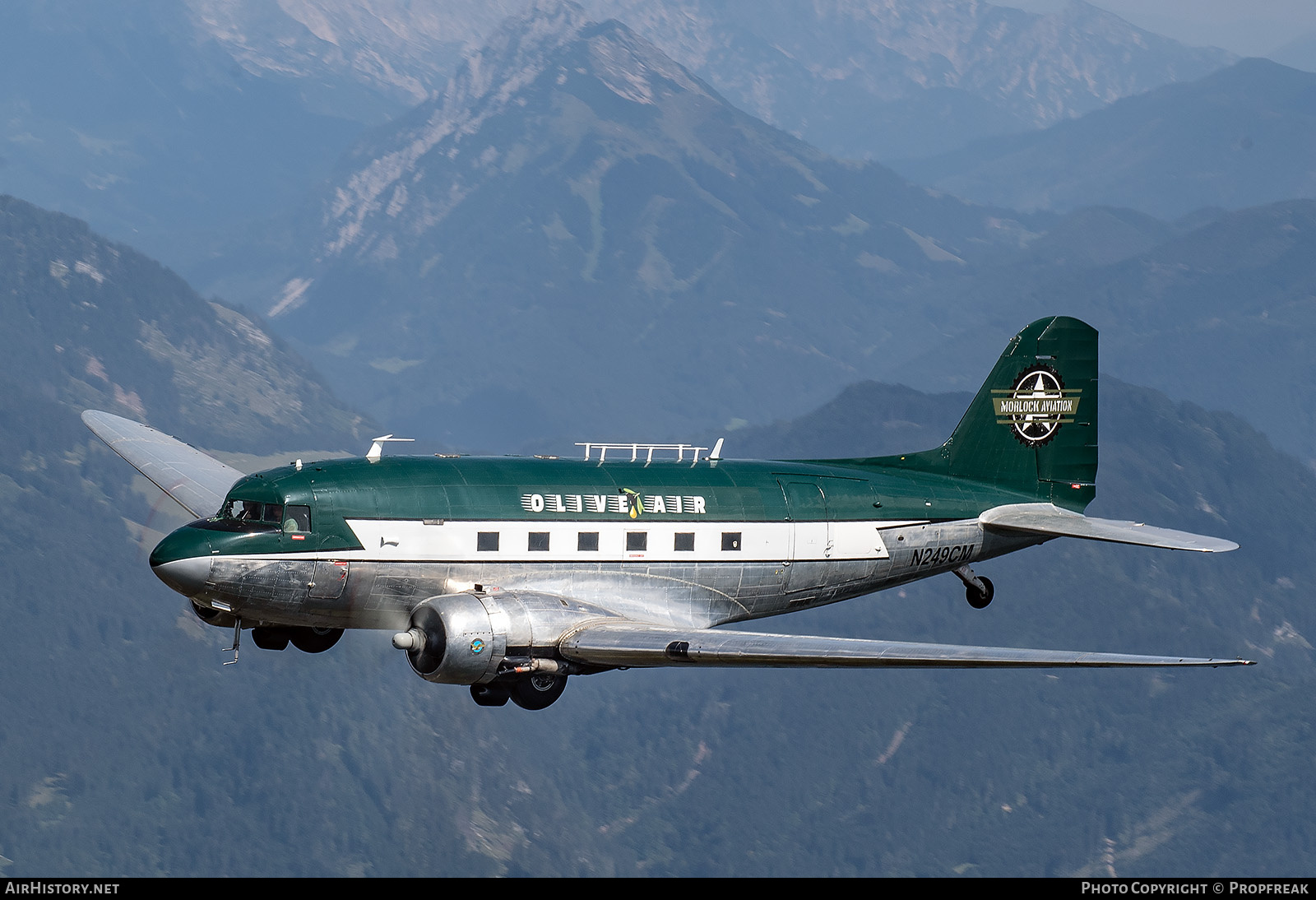 Aircraft Photo of N249CM | Douglas C-47A Skytrain | Morlock Aviation | Olive Air | AirHistory.net #724073