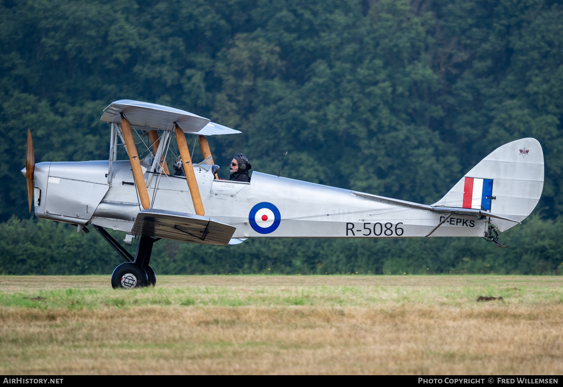 Aircraft Photo of D-EPKS / R-5086 | De Havilland D.H. 82A Tiger Moth | UK - Air Force | AirHistory.net #724085