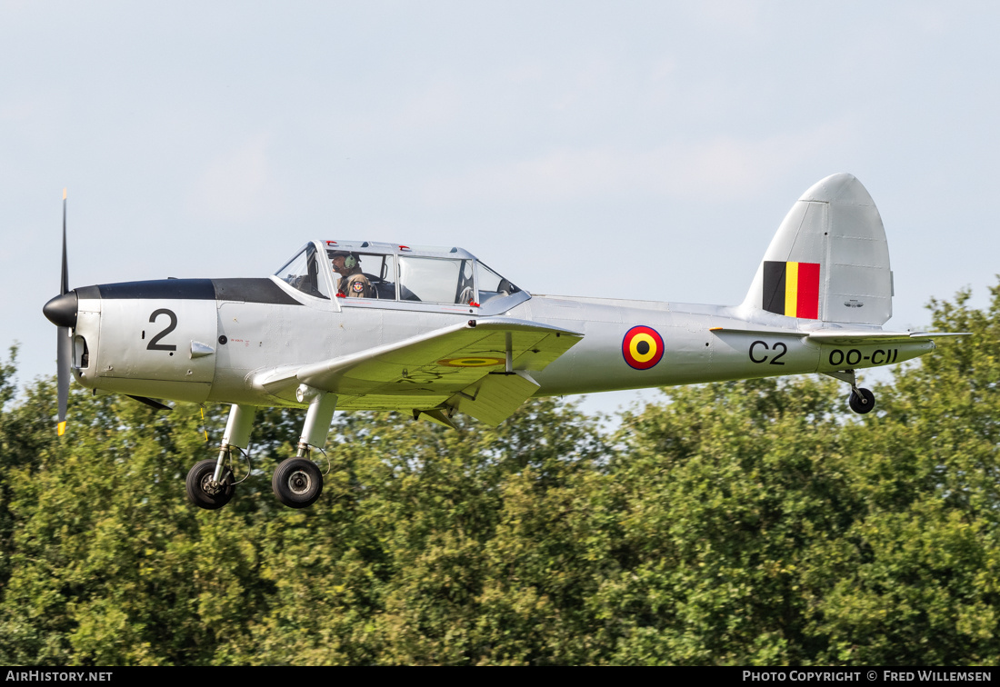 Aircraft Photo of OO-CII / C-2 | De Havilland Canada DHC-1 Chipmunk Mk22 | Belgium - Air Force | AirHistory.net #724092