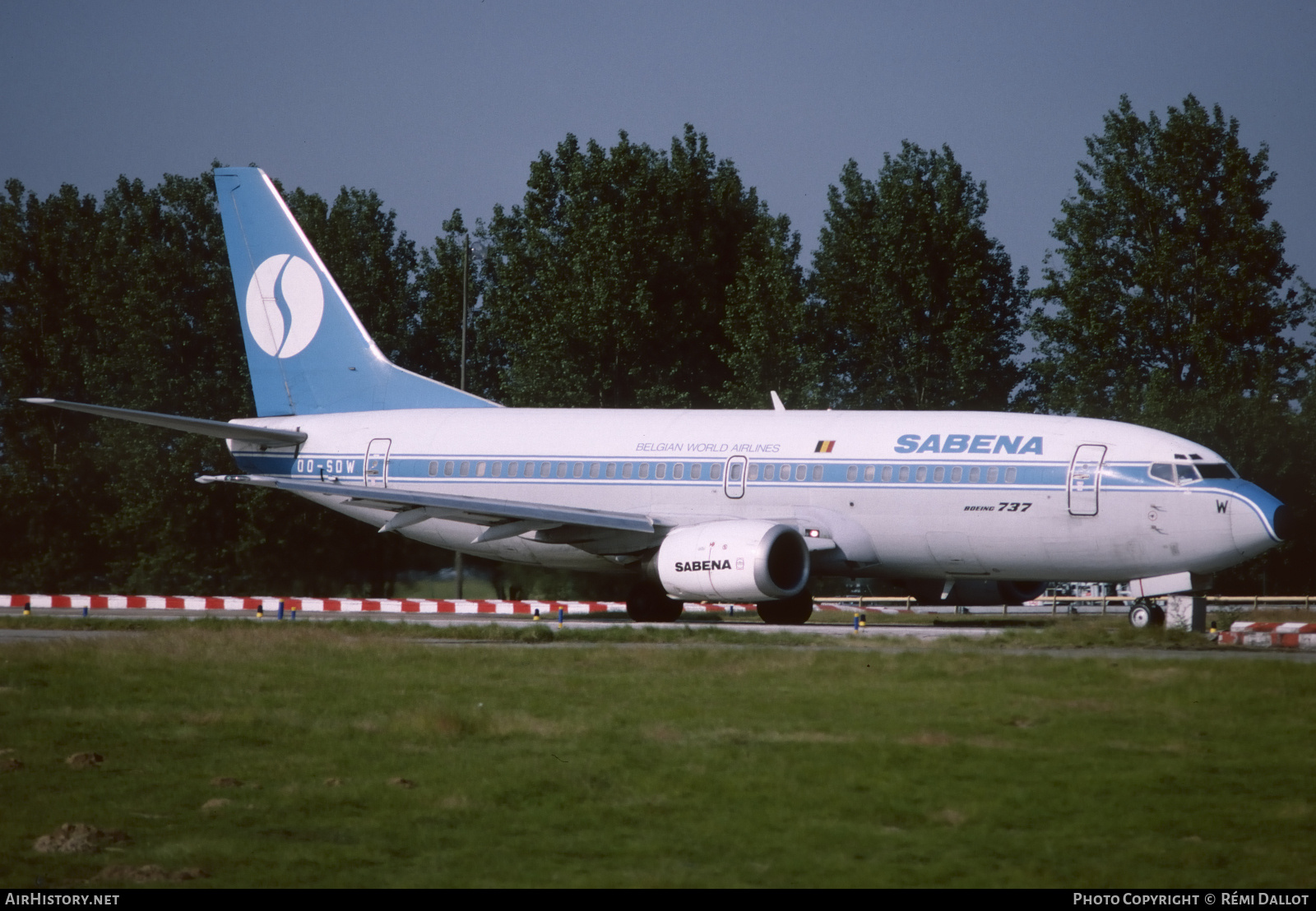 Aircraft Photo of OO-SDW | Boeing 737-329 | Sabena | AirHistory.net #724094