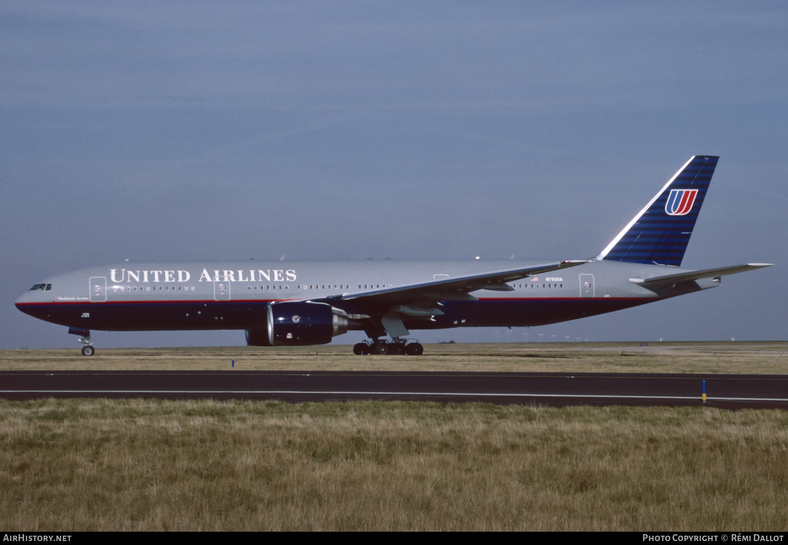 Aircraft Photo of N793UA | Boeing 777-222/ER | United Airlines | AirHistory.net #724119