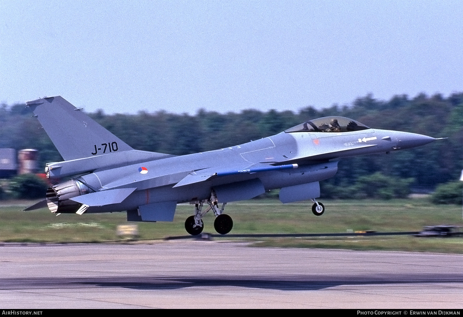 Aircraft Photo of J-710 | General Dynamics F-16A Fighting Falcon | Netherlands - Air Force | AirHistory.net #724121