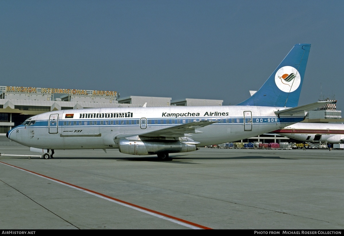 Aircraft Photo of OO-SDR | Boeing 737-229C/Adv | Kampuchea Airlines | AirHistory.net #724149