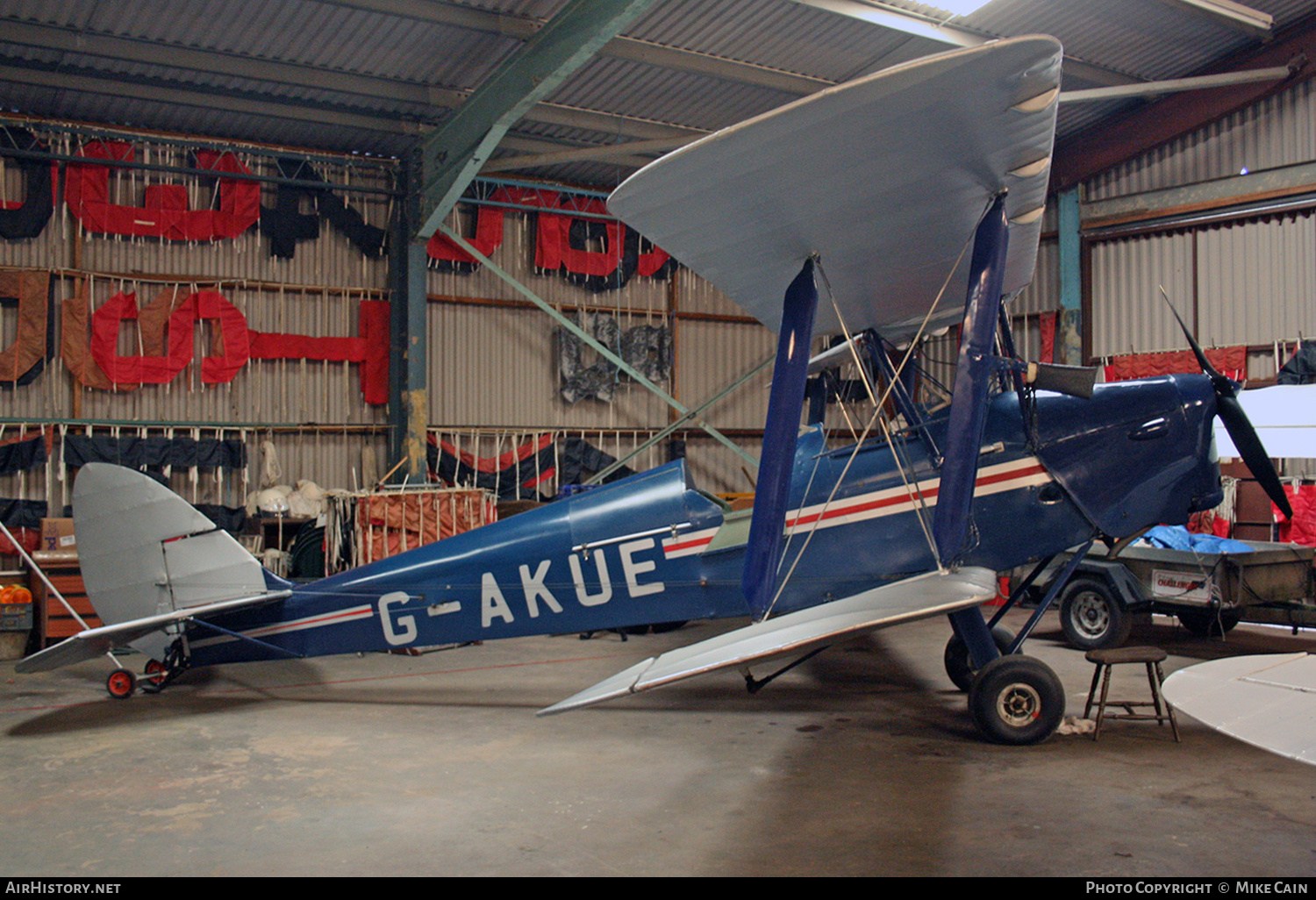 Aircraft Photo of G-AKUE | De Havilland D.H. 82A Tiger Moth | AirHistory.net #724153