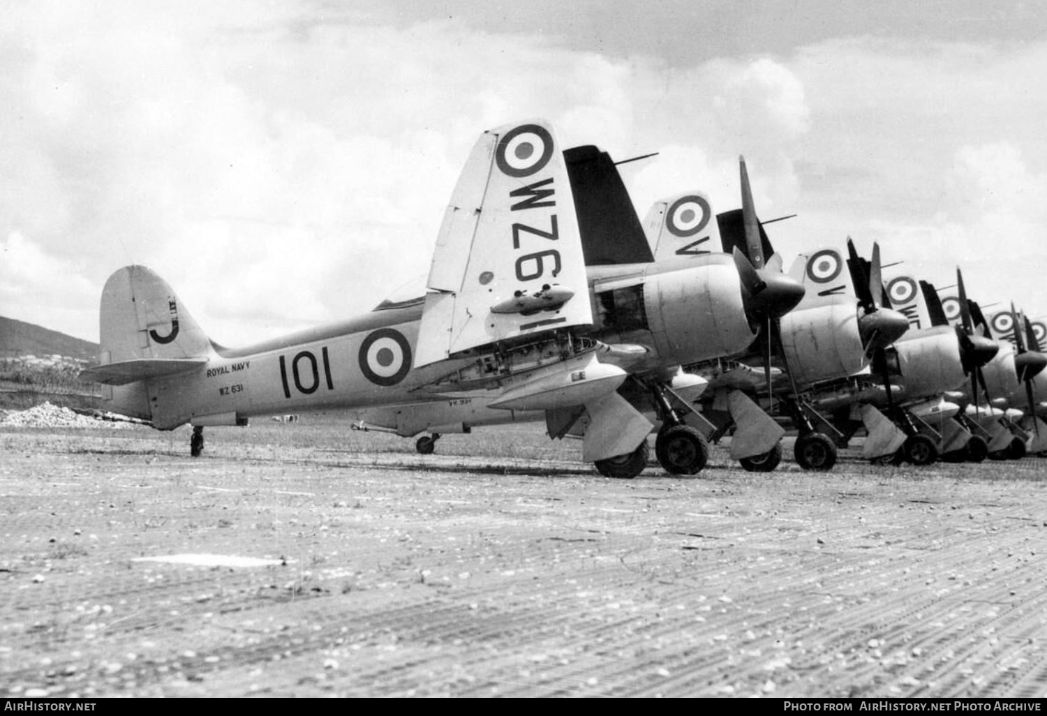 Aircraft Photo of WZ631 | Hawker Sea Fury FB11 | UK - Navy | AirHistory.net #724180