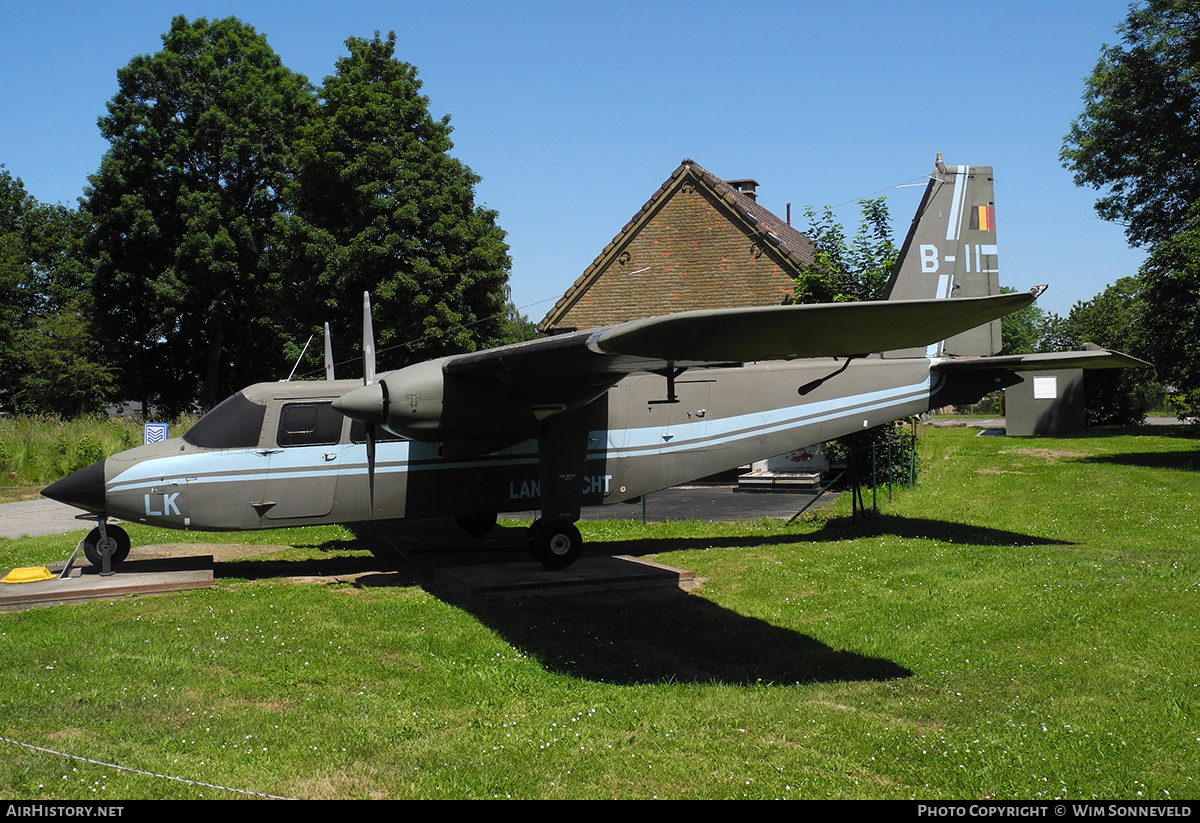 Aircraft Photo of B-11 | Britten-Norman BN-2B-21 Islander | Belgium - Army | AirHistory.net #724240