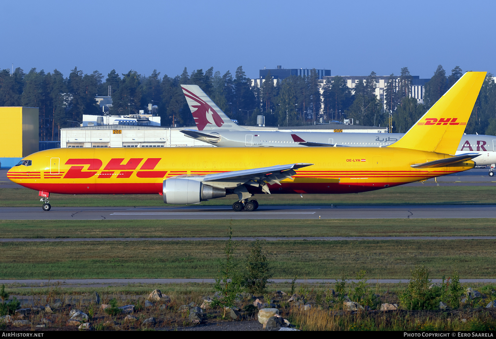 Aircraft Photo of OE-LYA | Boeing 767-3Q8/ER(BDSF) | DHL International | AirHistory.net #724260