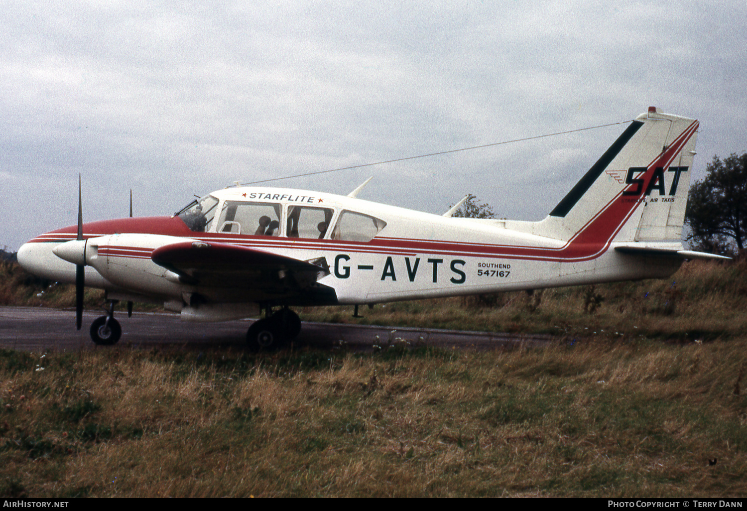 Aircraft Photo of G-AVTS | Piper PA-23-250 Aztec C | SAT - Starflite Air Taxis | AirHistory.net #724264
