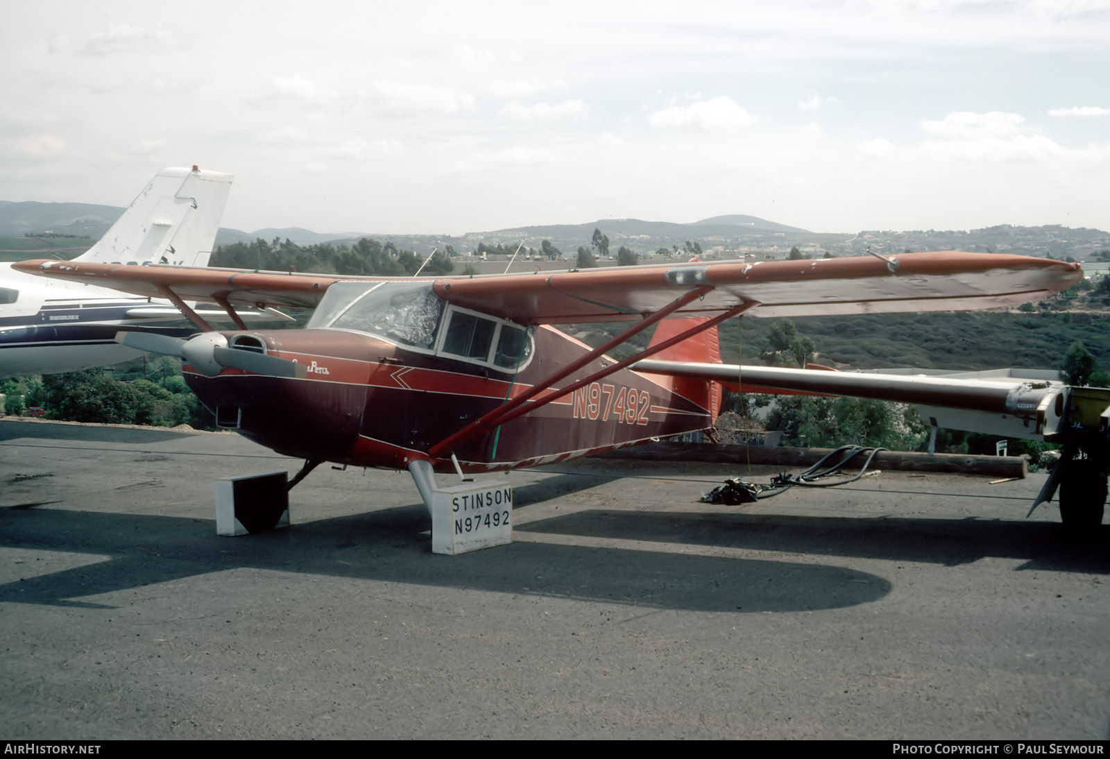 Aircraft Photo of N97492 | Stinson 108 Voyager | AirHistory.net #724267