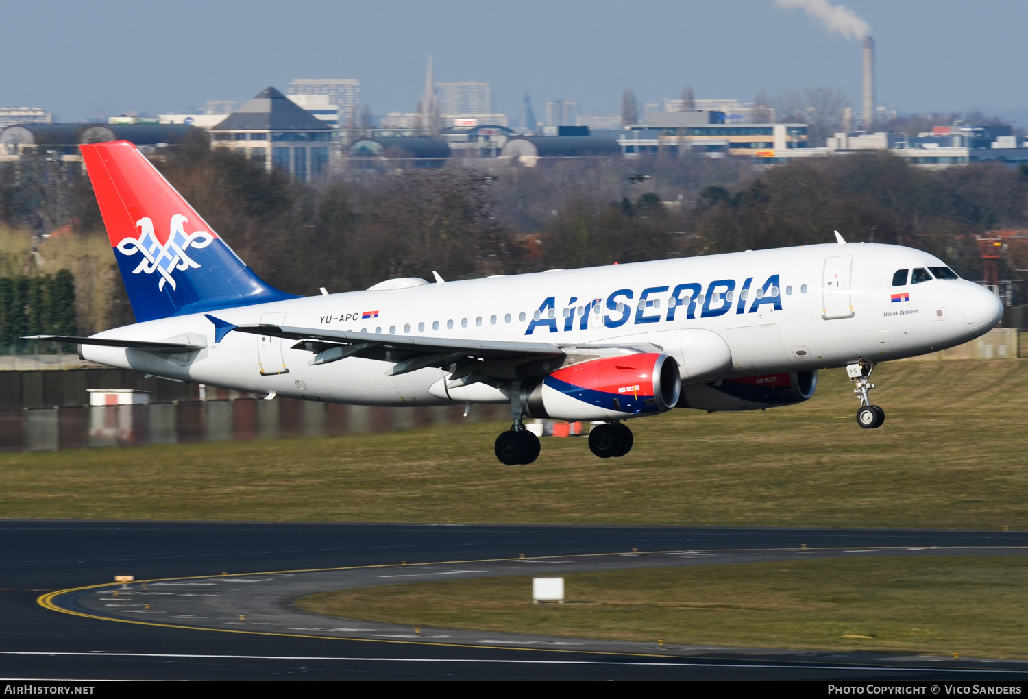 Aircraft Photo of YU-APC | Airbus A319-131 | Air Serbia | AirHistory.net #724270
