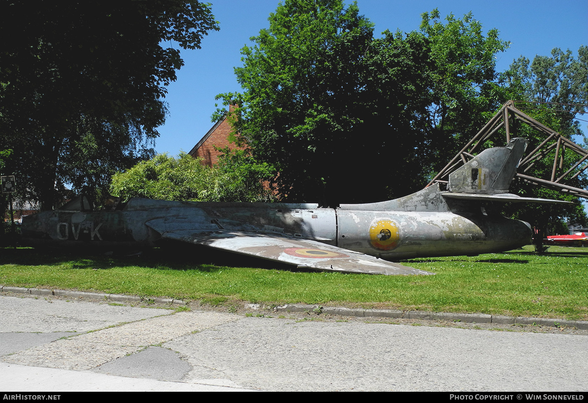 Aircraft Photo of ID-33 | Hawker Hunter F4 | Belgium - Air Force | AirHistory.net #724271