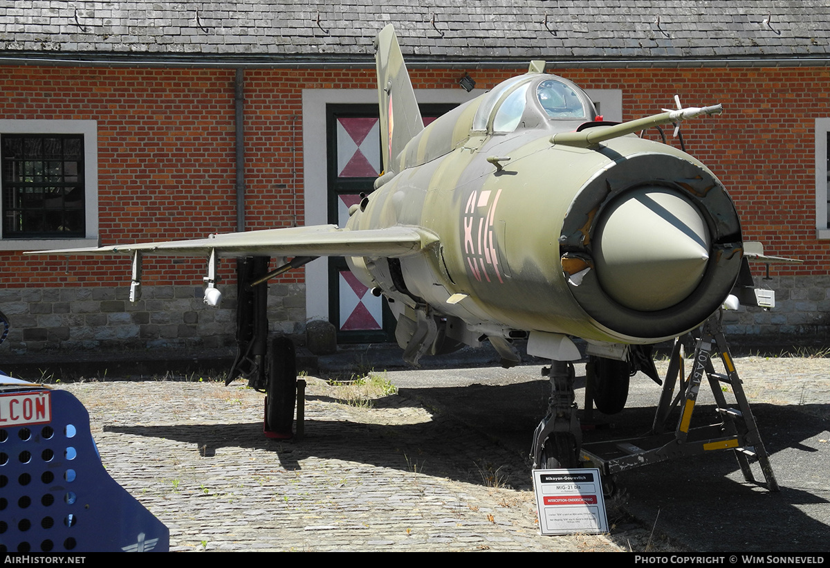 Aircraft Photo of 874 | Mikoyan-Gurevich MiG-21BIS Lazur | East Germany - Air Force | AirHistory.net #724286